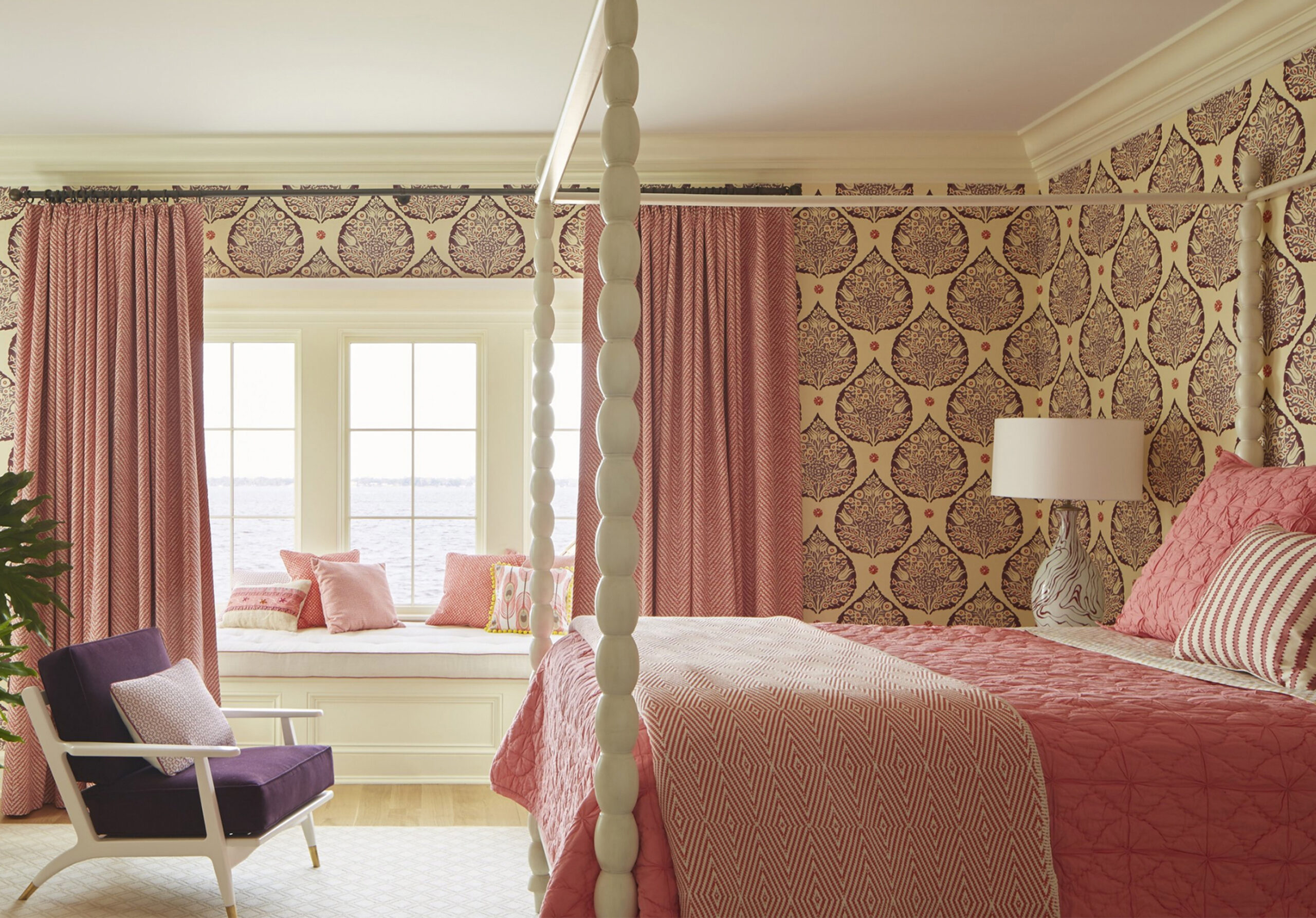 Plum Lotus - Bedroom - Galbraith & Paul