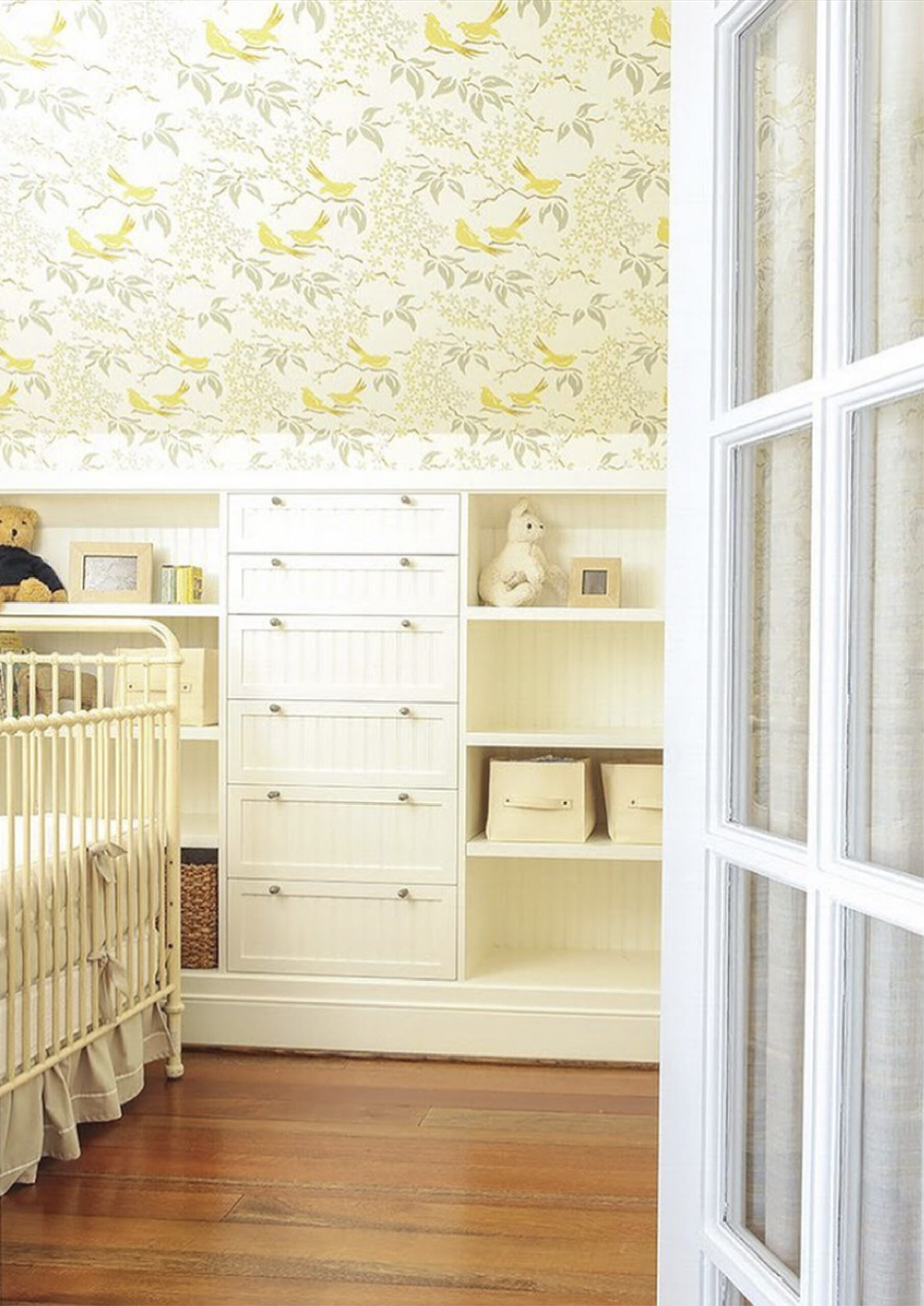 Birds WP Pale Yellow Nursery Galbraith & Paul