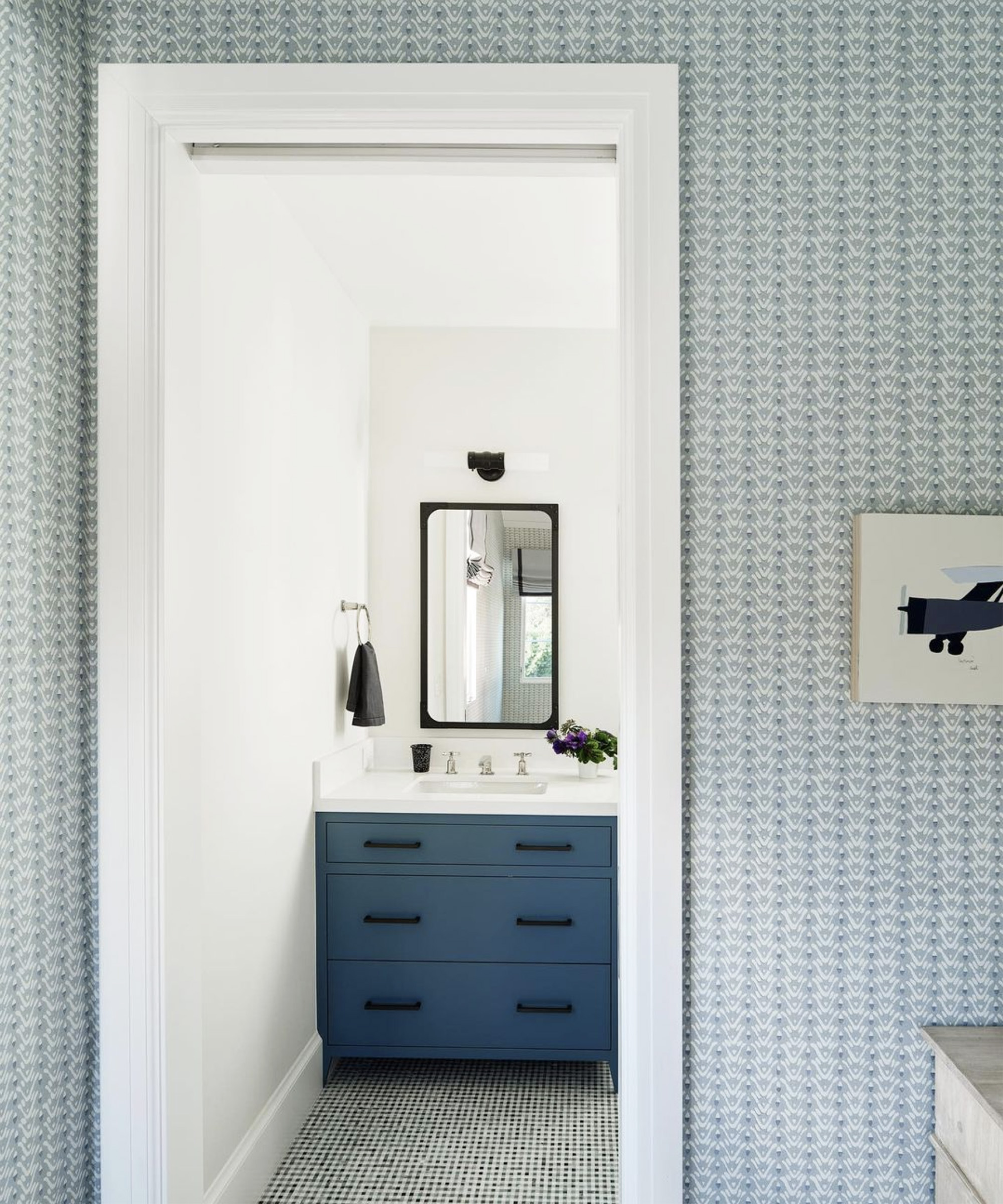 Bellflower Dolphin WP Bathroom - Galbraith & Paul