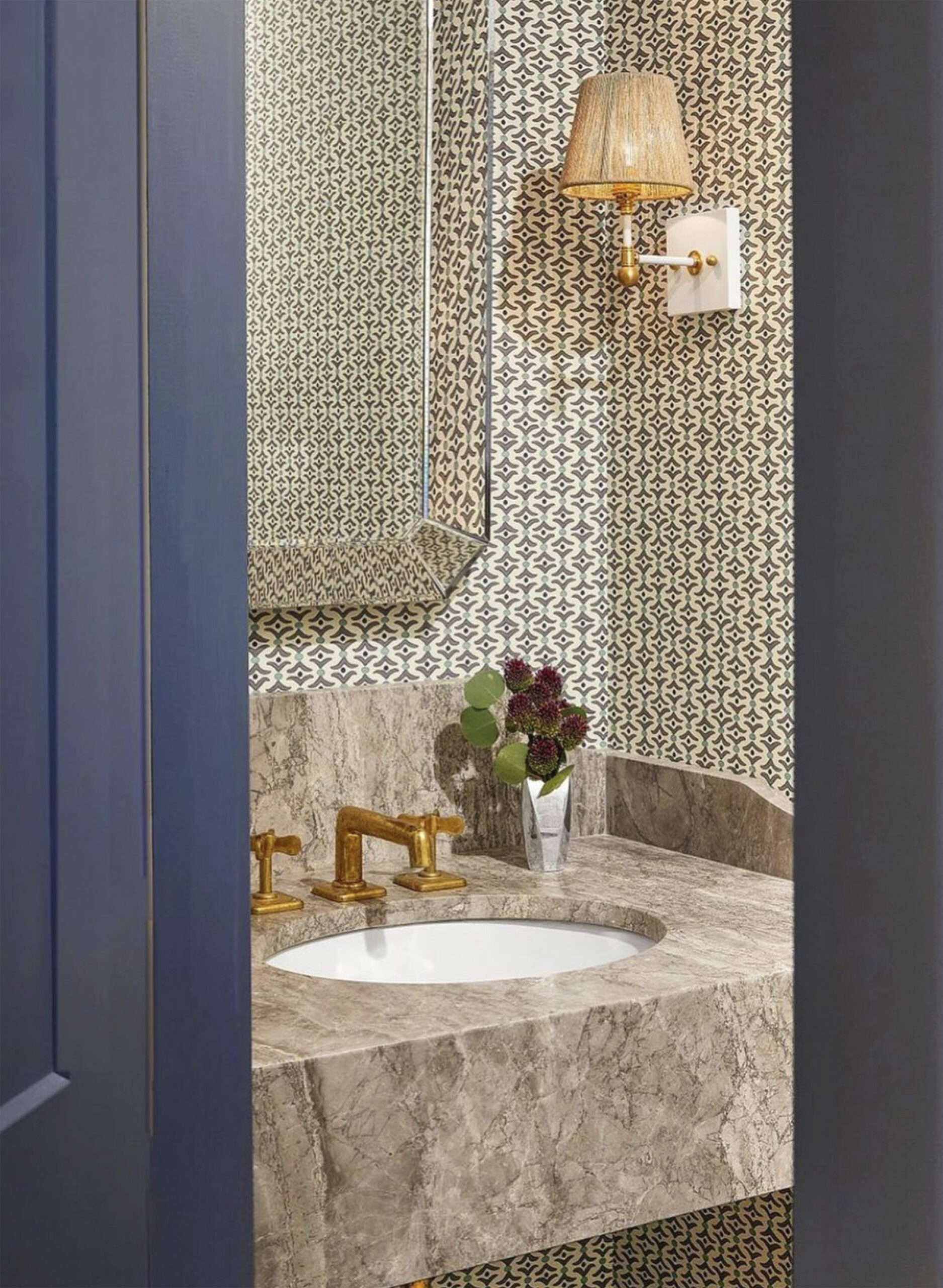 Tusk Cocoa WP Bathroom - Galbraith & Paul