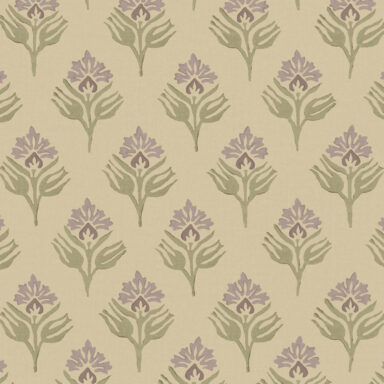 Thistle Wallpaper in Biscotti