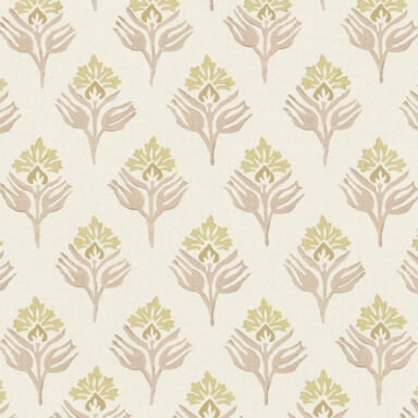 Thistle Wallpaper in Honey