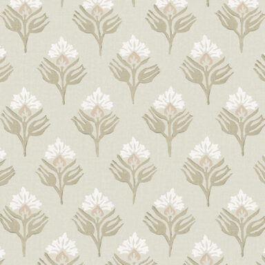 Thistle Wallpaper in Latte