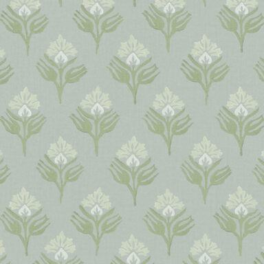 Thistle Wallpaper in Robin's Egg