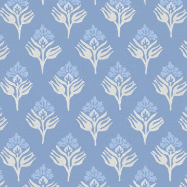 Thistle Wallpaper in Wedgewood